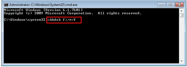 how to fix corrupted SD with PC using chkdsk