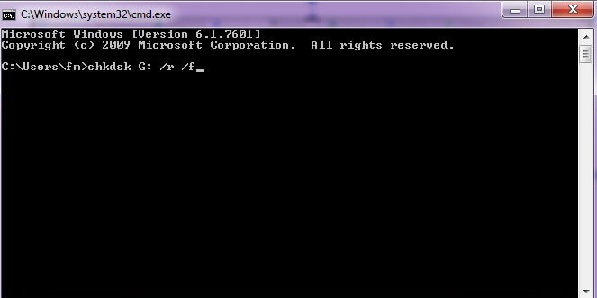type the CMD prompt