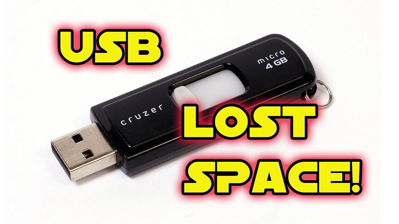 usb lost space