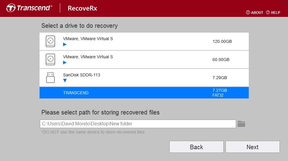 using recoverx