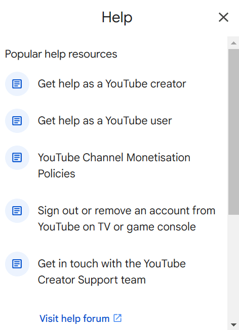 youtube creator support team