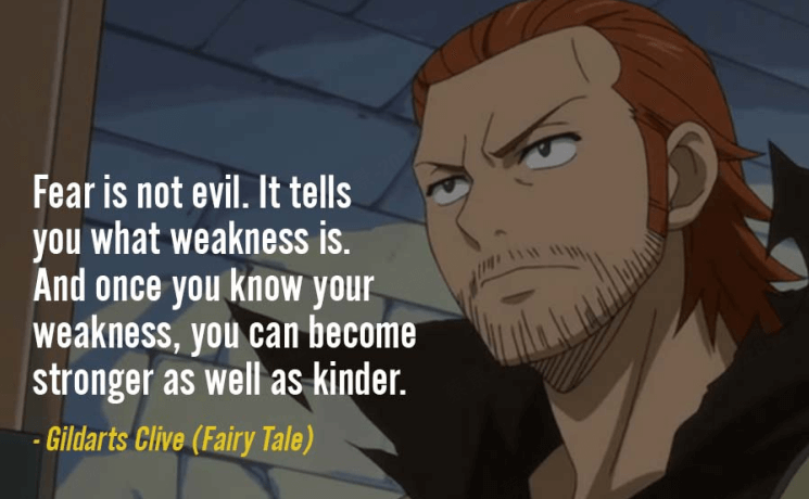 Fear is not evil