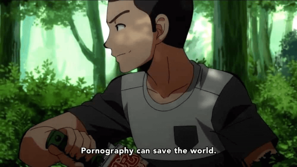 Pornography can save the world!