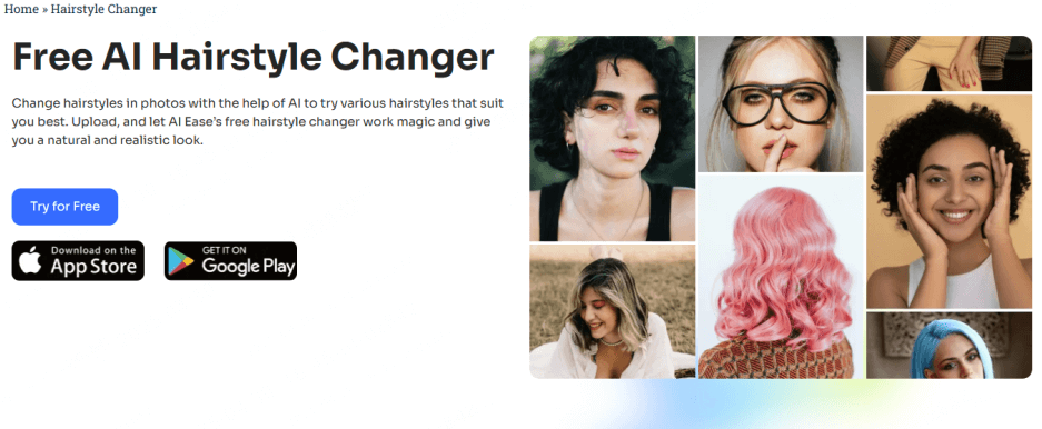 AI EASE AI Hairstyle Changer