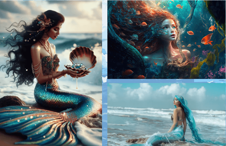 ai mermaid art