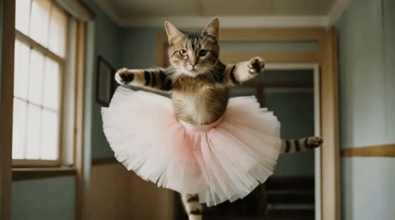 AI Cat Dancing Video
