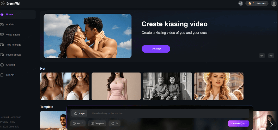enter kiss function
