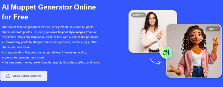 fotor ai muppet generator