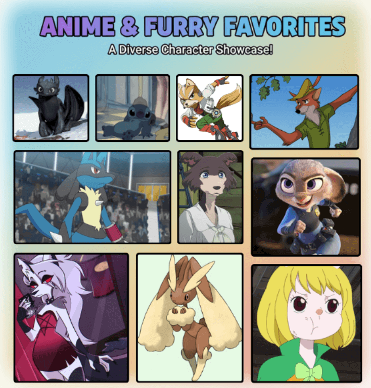 furry characters