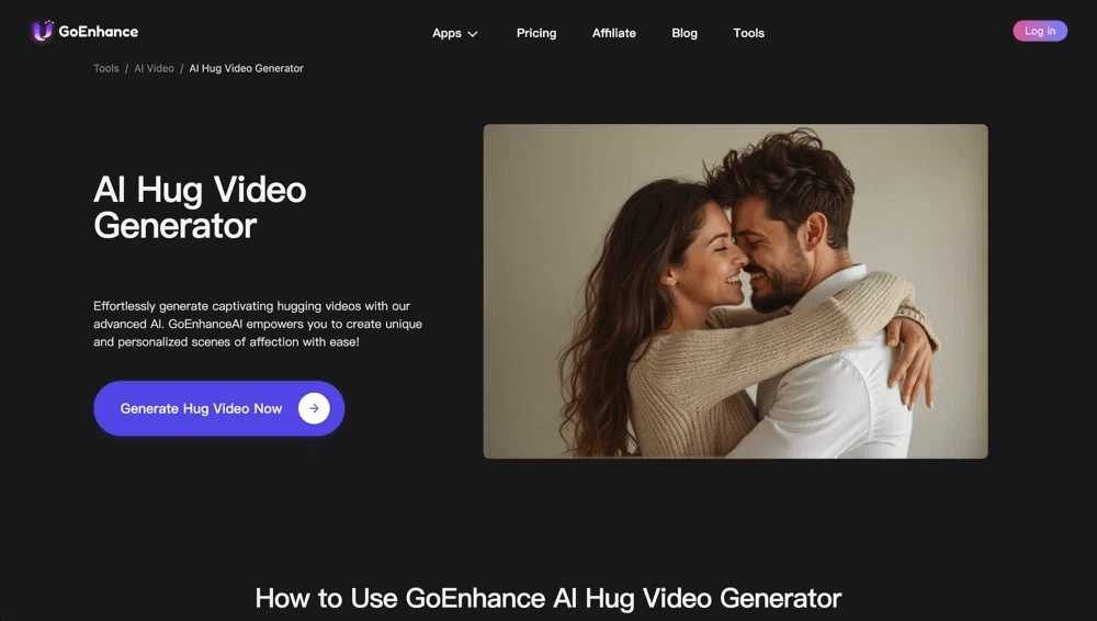 goenhance ai hug generator