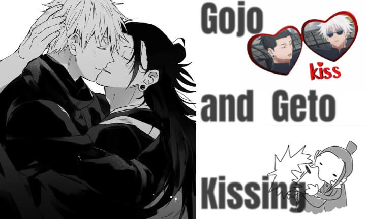 gojo and geto kissing