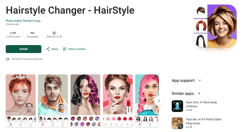 hHairstyle Changer