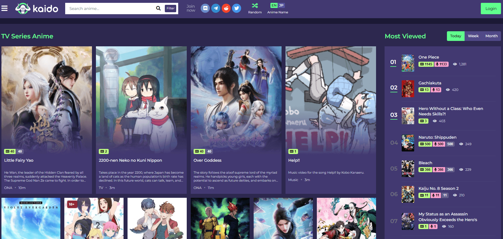 kaido anime streaming website