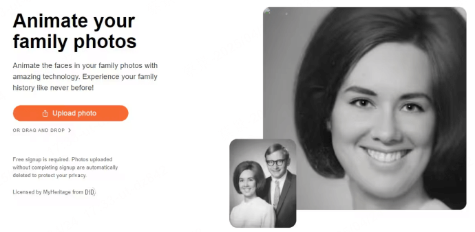 MyHeritage Deep Nostalgia
