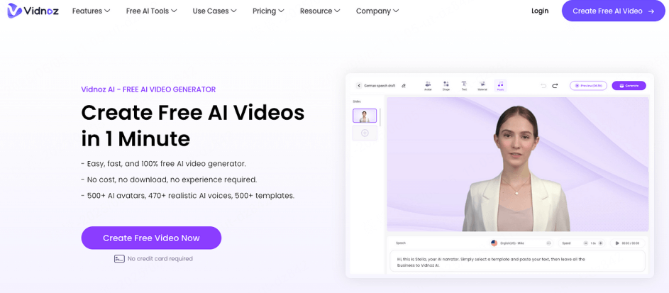 Vidnoz AI