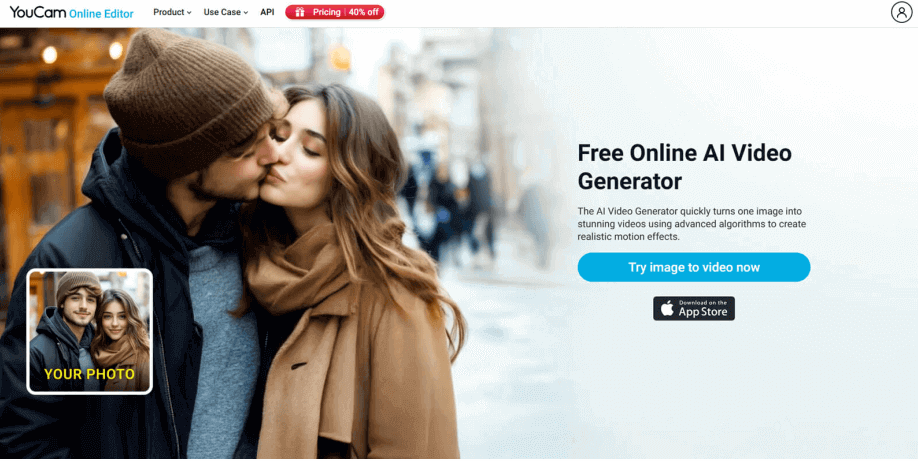 youcan online editor ai kiss generator