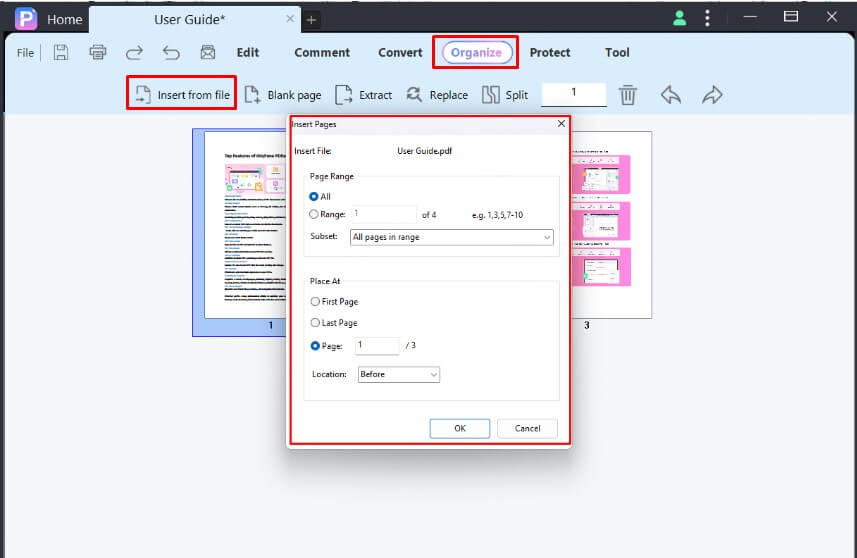 add page to pdf