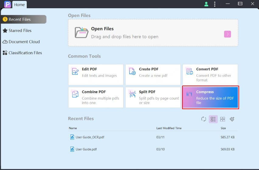 compress pdf