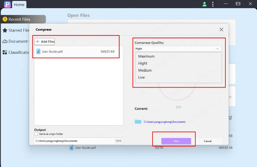 how to compress pdf 2