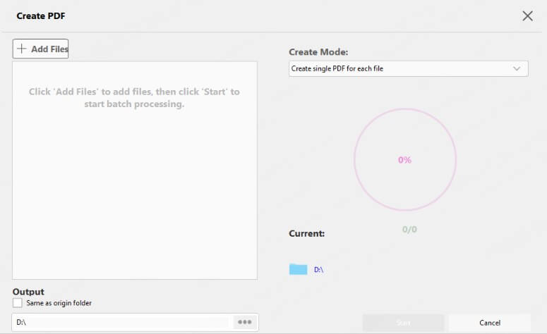 create to pdf