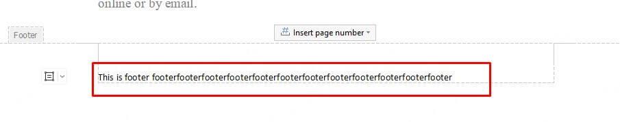 delete footer in word