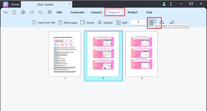 delete pdf