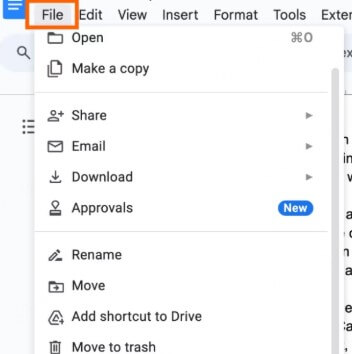 how to change background color on google docs