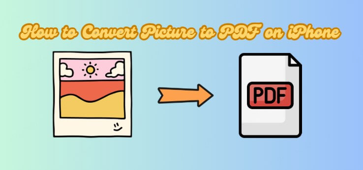 how to convert picture to pdf on iphone