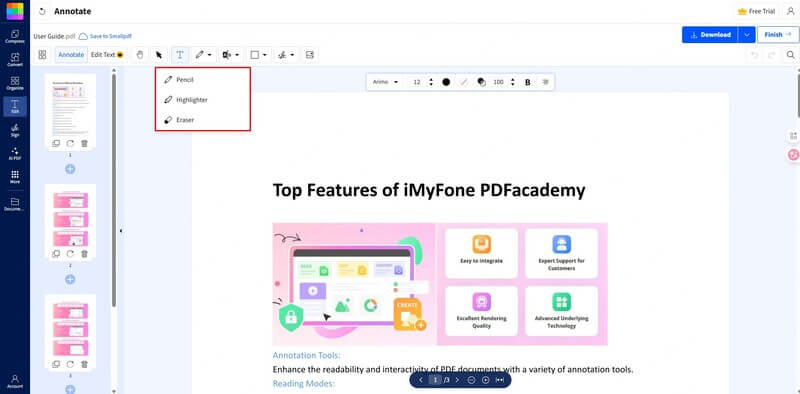 how to draw on pdf