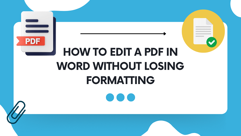 how to edit pdf in word