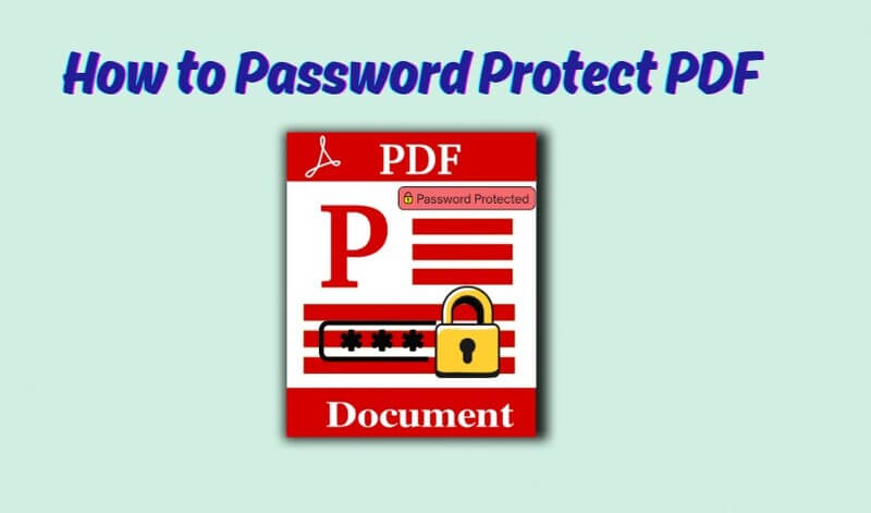 how to passwod protect pdf