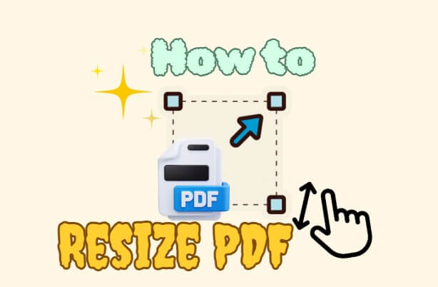 how to resize pdf