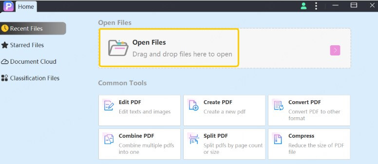 open pdf files