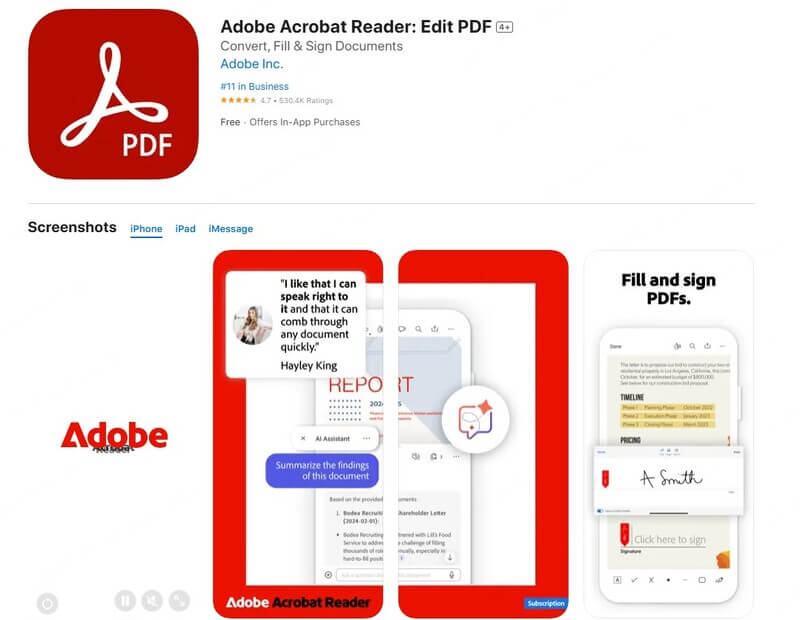 iPhone & iPad PDF Editors for iOS 26