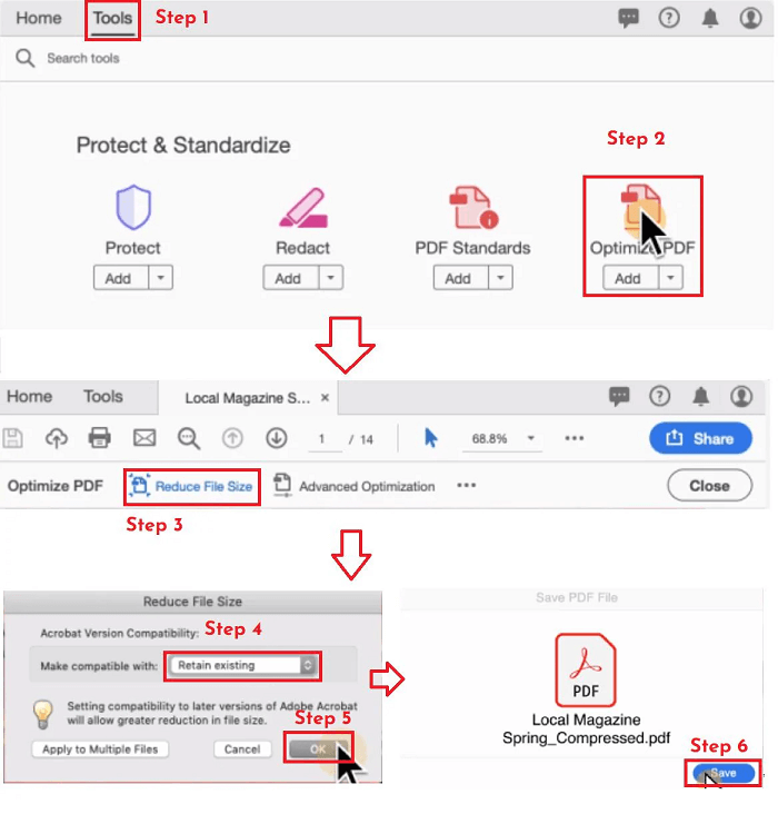 compress pdf acrobat