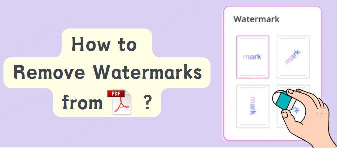 remove watermarks from pdf