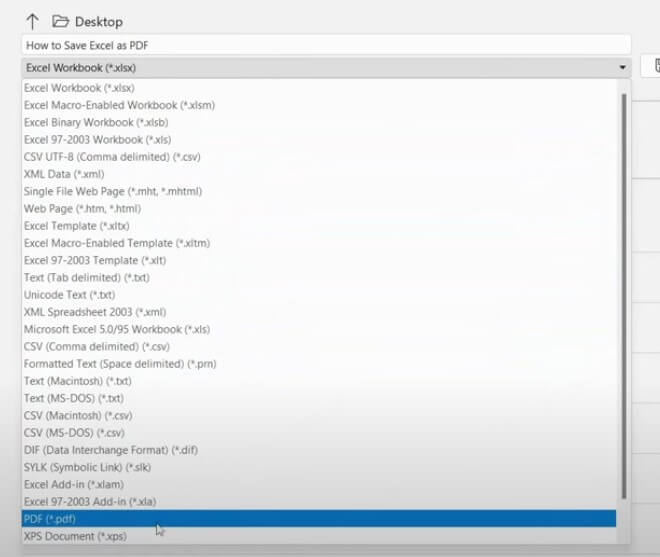 save as pdf