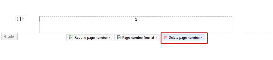 delete footer in word