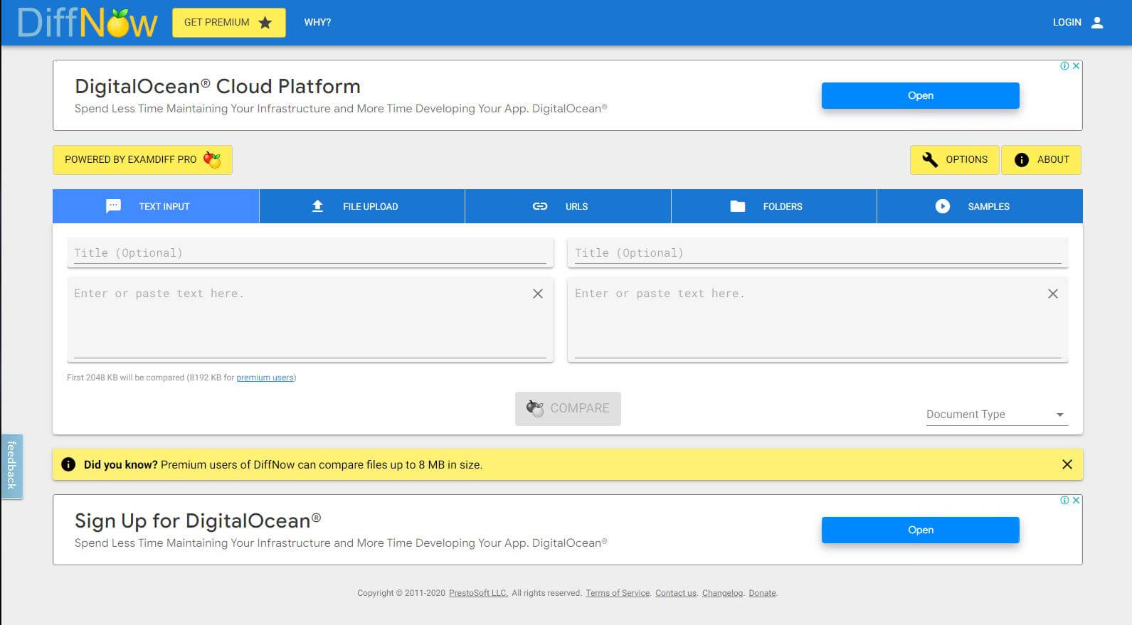 diff now difference checker