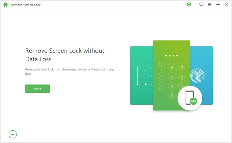 start to unlock android phone password