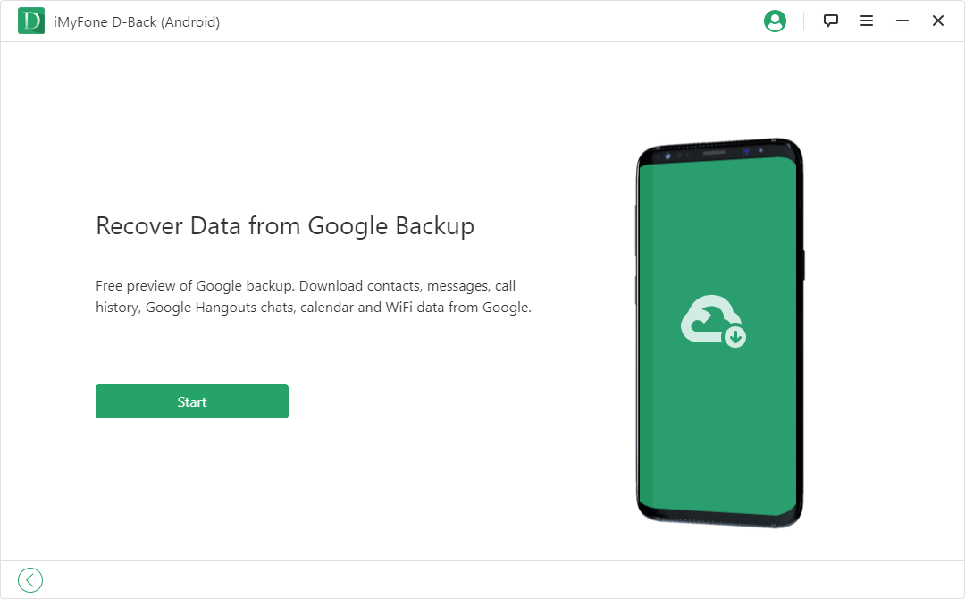 recover data from Google backup