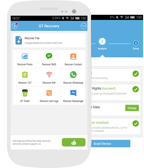 GT recovery for android