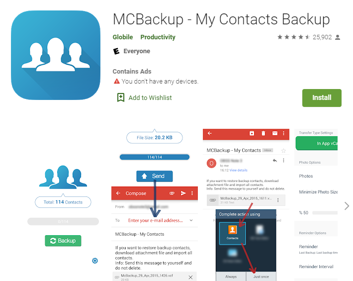 MCBackup apk