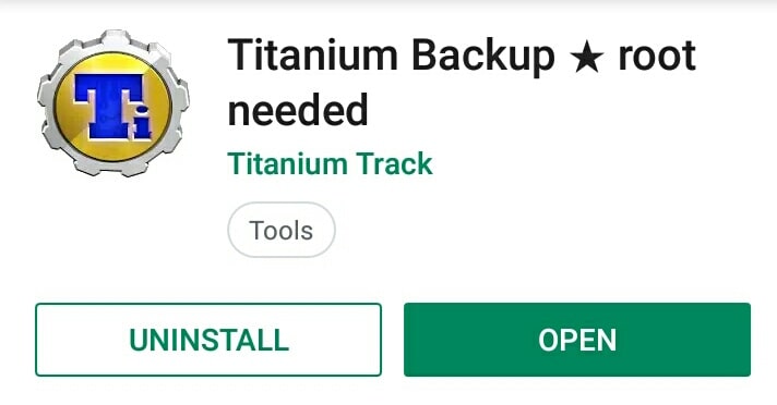 Titanium backup apk