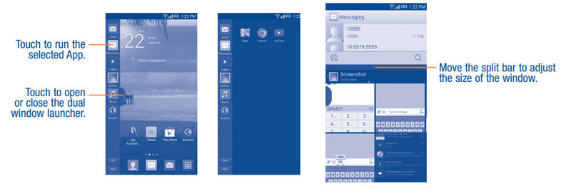 Alcatel One Touch Dual Screene