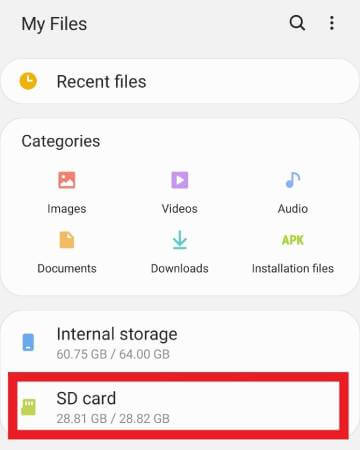 recover data from sd card