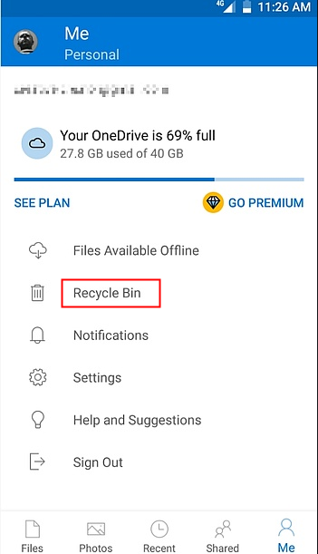 recovering powerpoint presentation from onedrive recycle bin