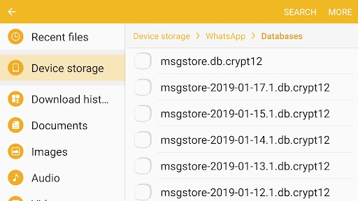 restore whatsapp backup