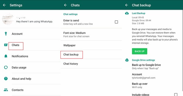 find whatsapp backup