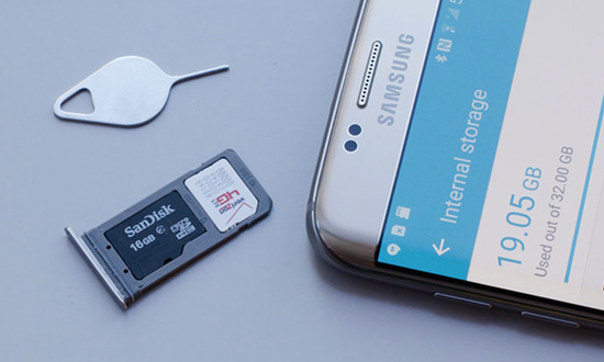 restore data from sd card